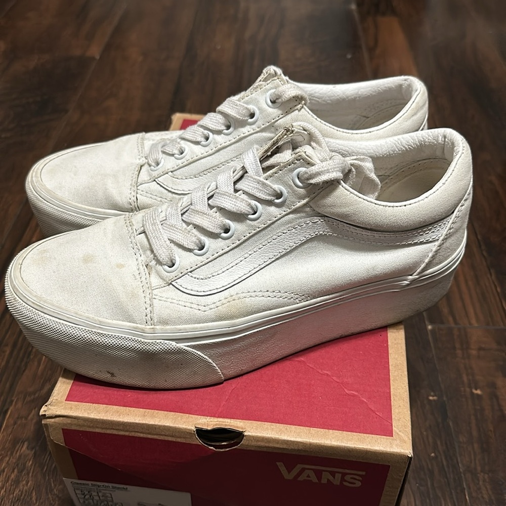 Vans Old Skool Stackform White Shoes - image 3